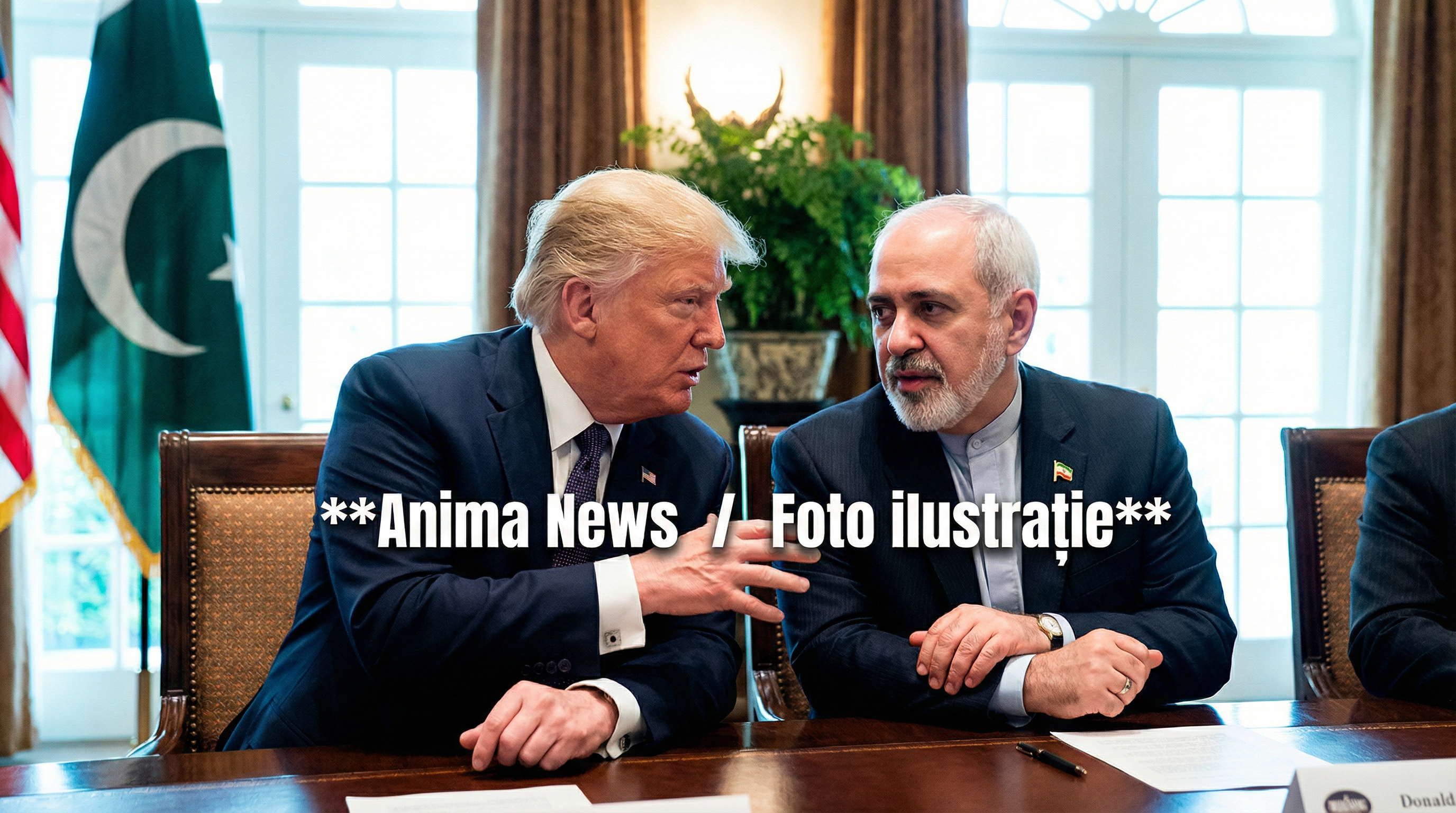 Președintele american Donald Trump în discuții diplomatice