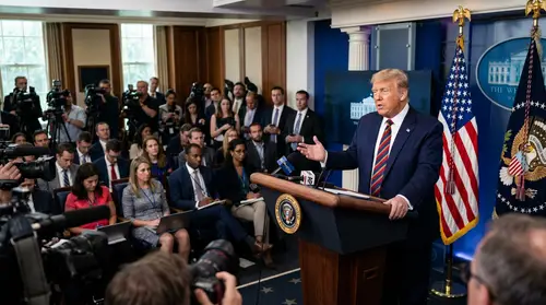 Donald Trump Press Conference at the White House