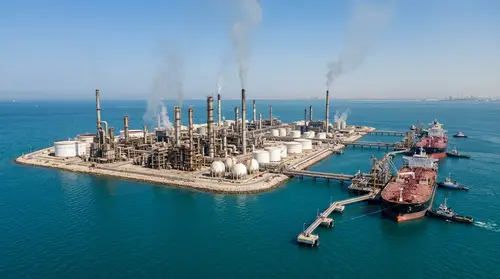 Massive Offshore Oil Terminal in Persian Gulf
