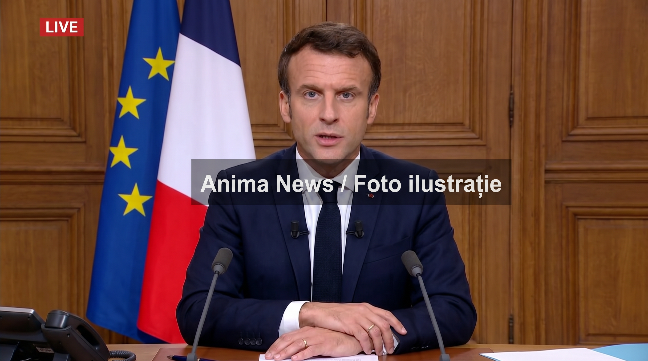 Președintele Franței Emmanuel Macron
