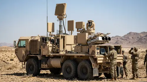 Mobile Drone Interception System in Military Operation