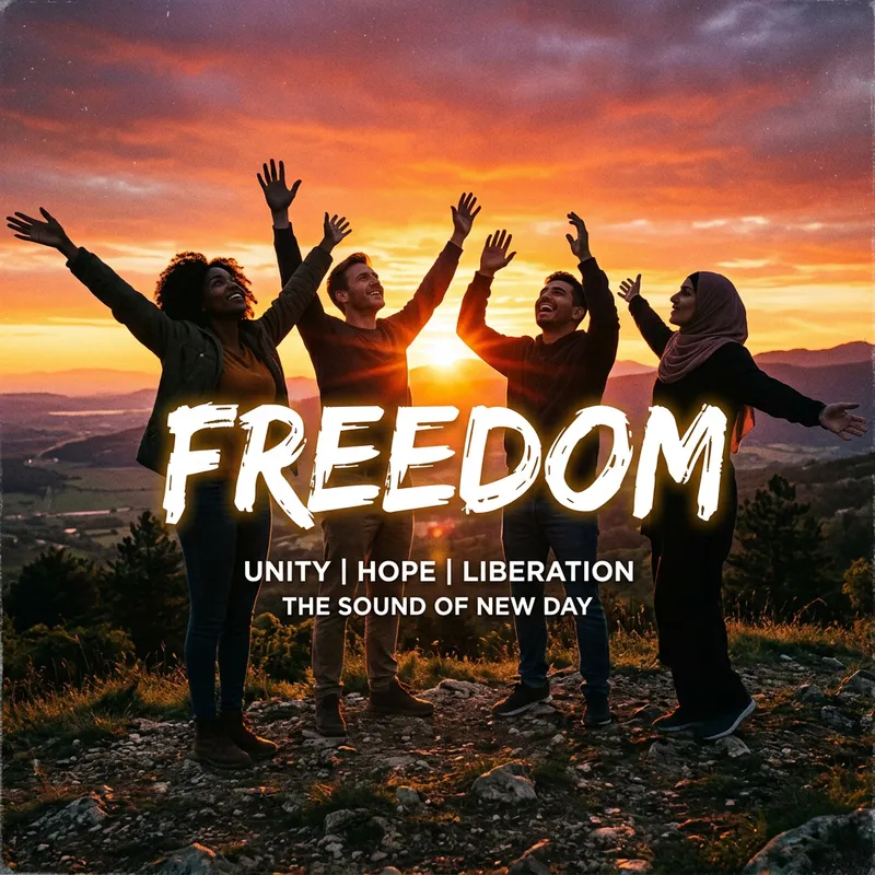 Freedom Album Cover: Hope, Unity, and Liberation