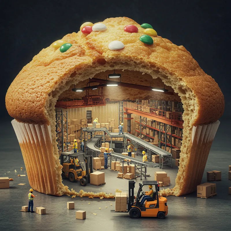 Warehouse Muffin: Unique Bakery Delight