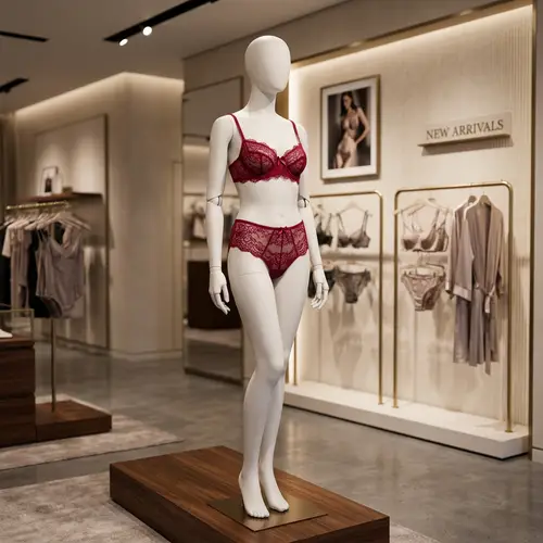 Sophisticated Lace Lingerie Set | Latest Crimson Trend