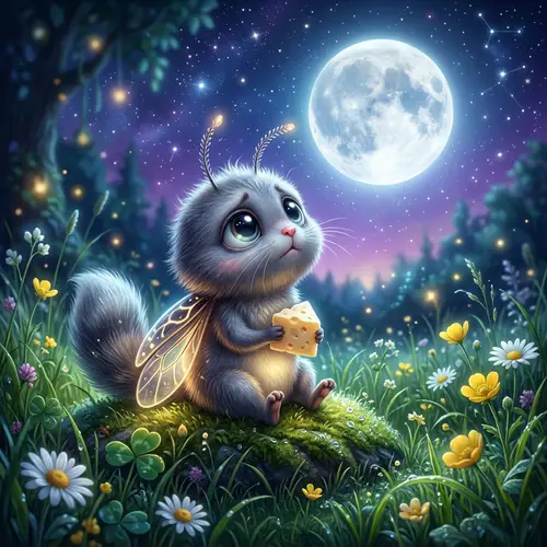 Melancholic Firefly Art - Ethereal Fantasy