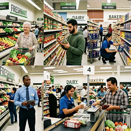 Diverse Buying Process in Modern Supermarket