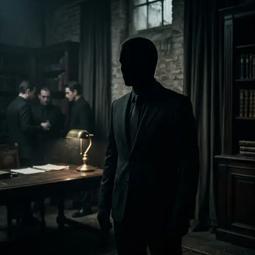 Mystery of the Hidden Group in Black Suit