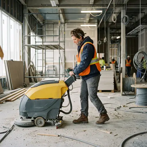 Professional Cleaning at Job Sites