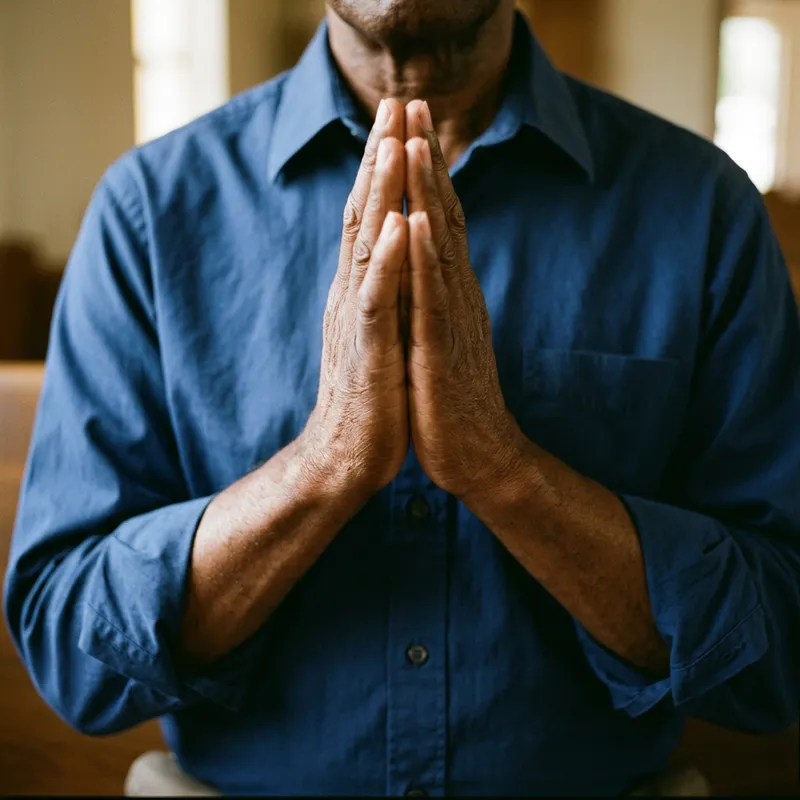 Black Man Praying | Without Beads or Bracelets - No Sins of Adornment