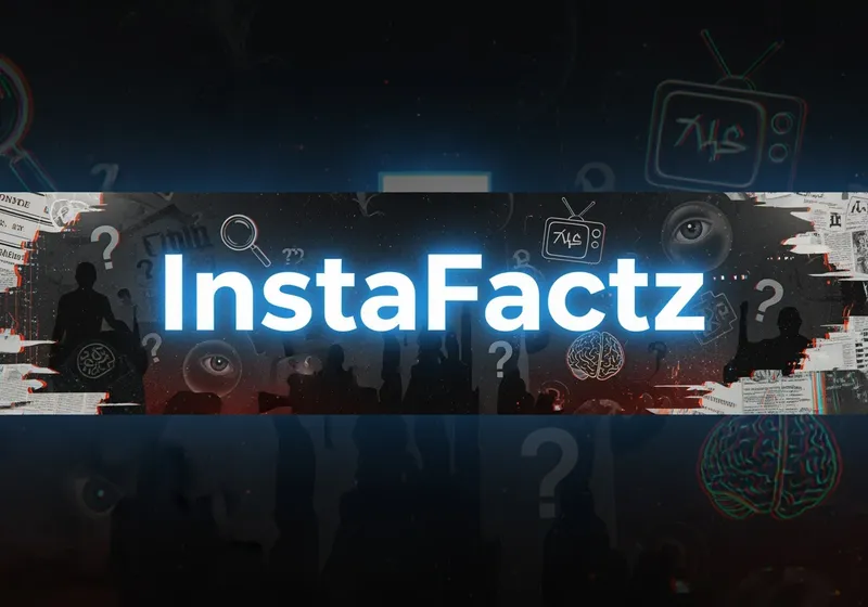 Dark Mysterious YouTube Banner Design for InstaFactz