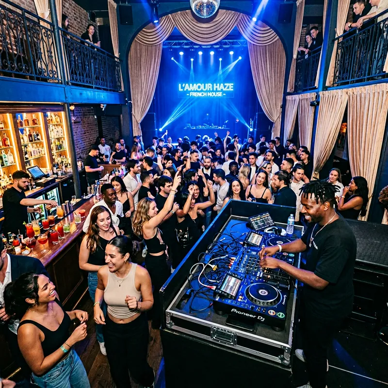 Vibrant French House Club Experience