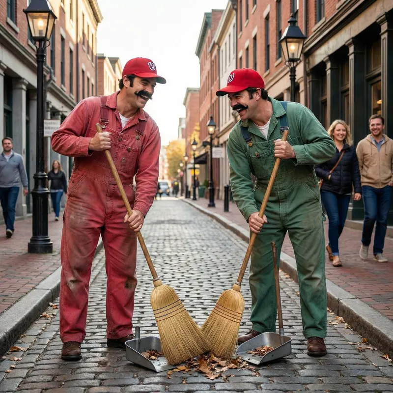 Mario Bros Cleaning Up the Streets | Reliable City Cleanup Service
