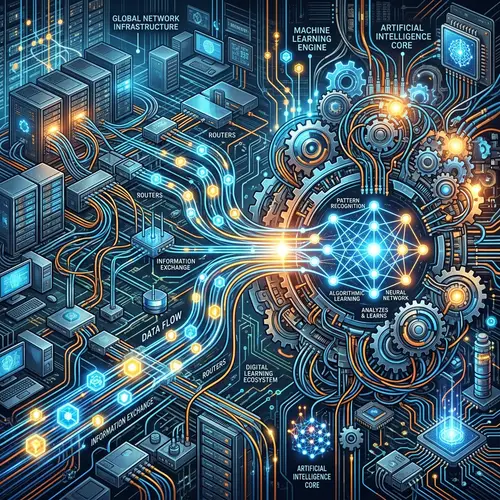 Computer Networks & AI: Digital Intersection Imagery