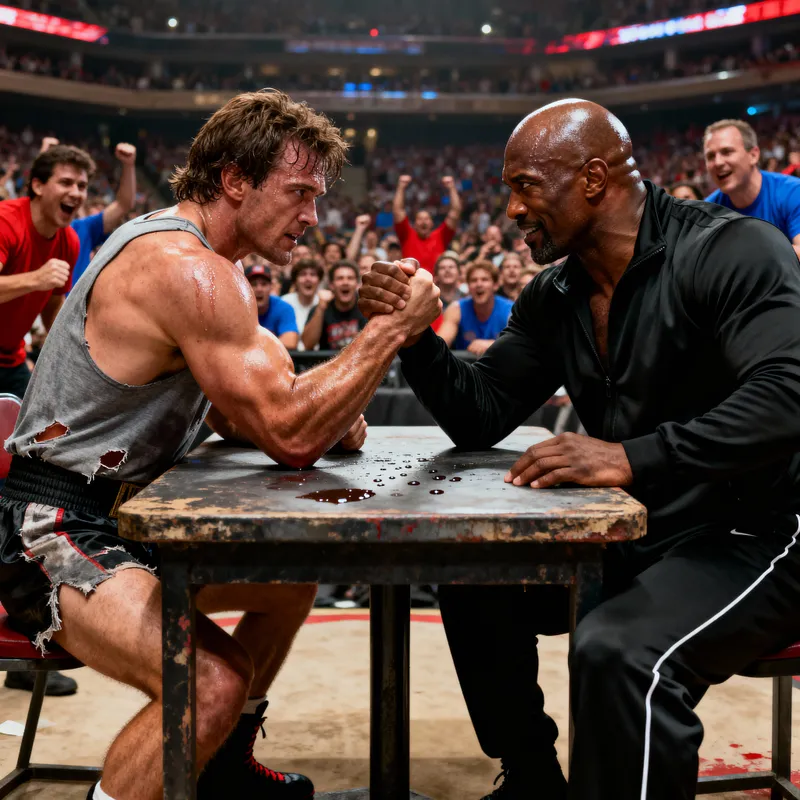 Boxing-Inspired Arm-Wrestling Showdown Boxing-Inspired Arm-Wrestling Showdown