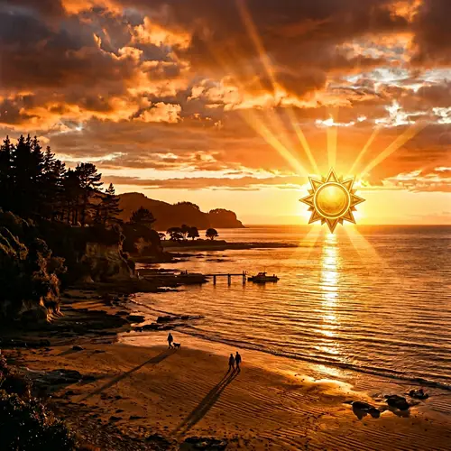 Radiant Afternoon Sun Icon - Serene Nature Image