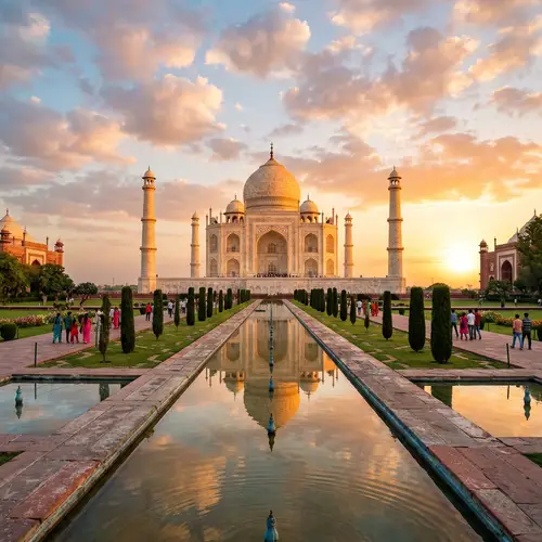 Iconic Landmark Illuminated by Afternoon Sun | Grandeur & Significance