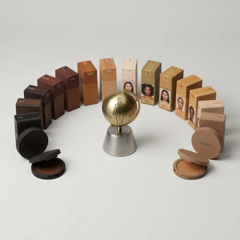 Inclusive Makeup Packaging for All Skin Tones