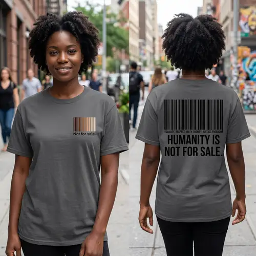 Humanity is Not for Sale Apparel