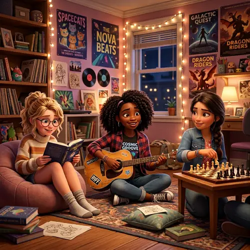 Pixar-Inspired Teen Girls: Diverse Adventures