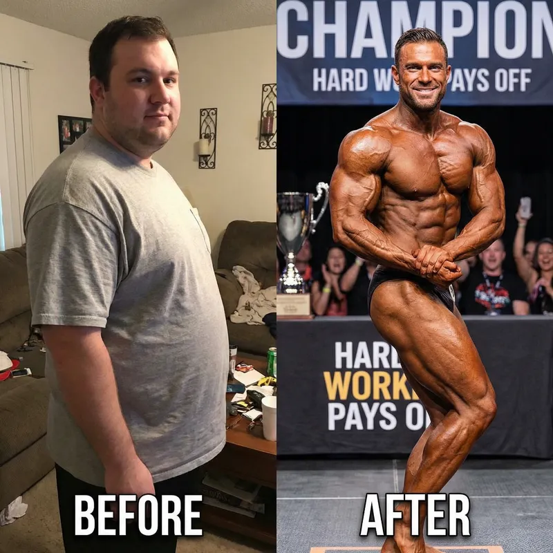 Incredible Body Transformation: From Bulky to Bodybuilder