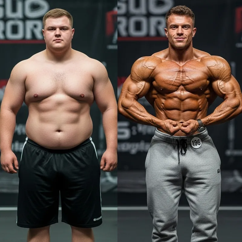 Incredible Body Transformation: From Bulky to Bodybuilder