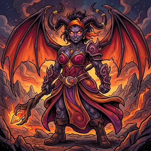 Female Demon Costume: Symbolizing Power and Beauty of Femininity