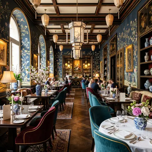 Stunning Chinoiserie Restaurant Interior Design
