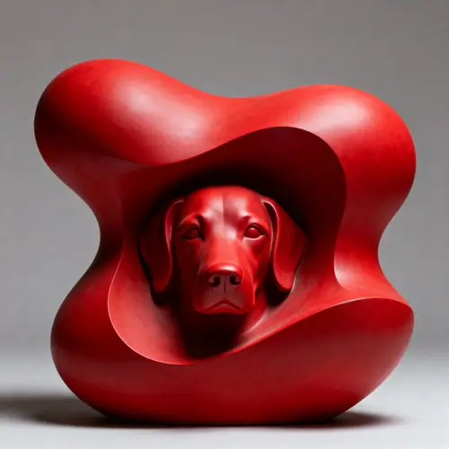 Red ARP with Dog Face Design