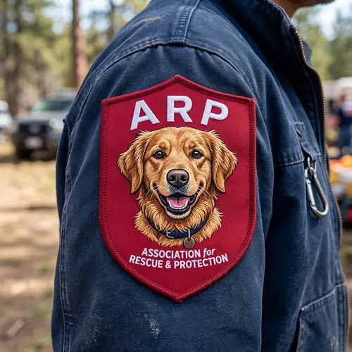 Red ARP with Dog Face Design