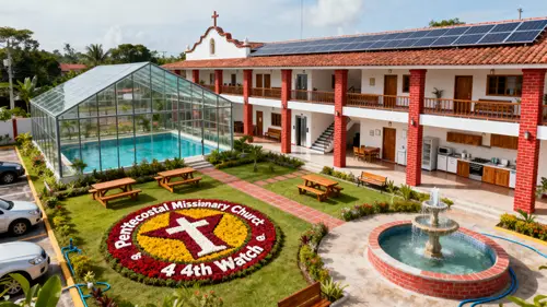 Modern 2-Storey Church Design with Filipino Flair