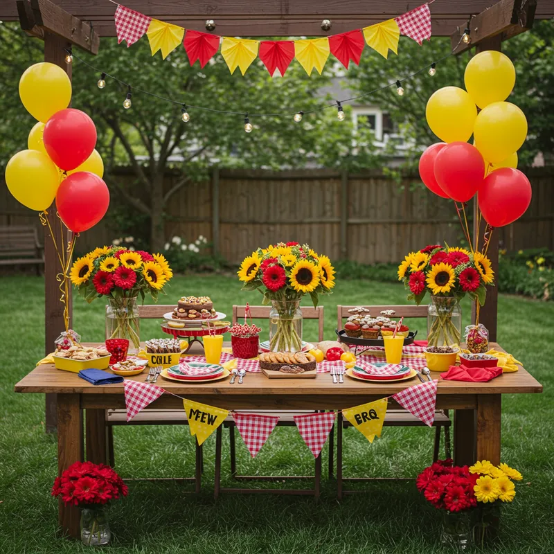 Classy BBQ Birthday Party Decoration Ideas