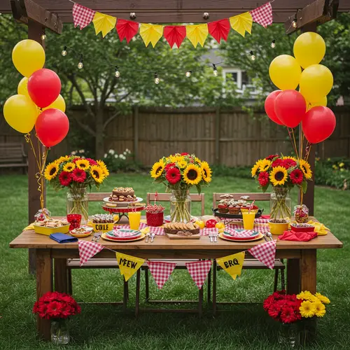 Classy BBQ Birthday Party Decoration Ideas
