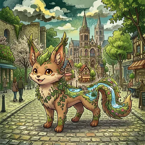 Évreux, France Pokémon Evolution - Town Charm & Nature Beauty