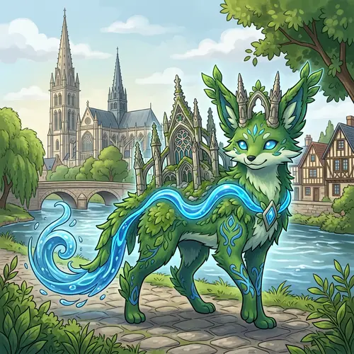 Evreux Inspired Pokemon | Unique Creature from Normandy, France