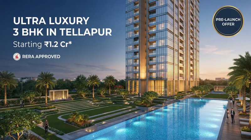 Luxury 3 BHK Apartments in Tellapur, Hyderabad