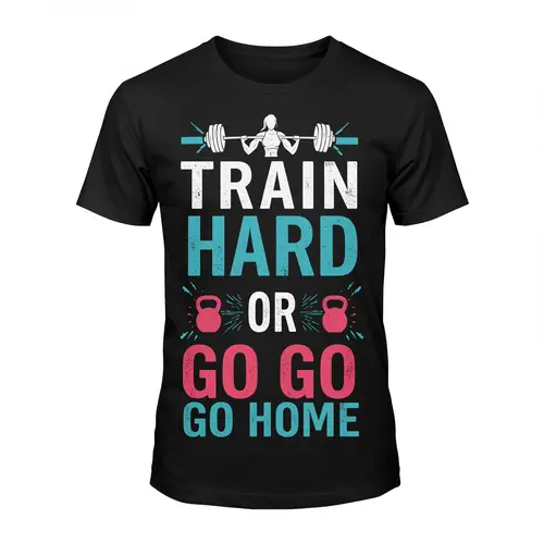Empowering Women's Workout T-Shirt | Train Hard