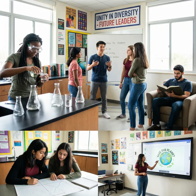 Diverse Learning Activities in a Vibrant Classroom