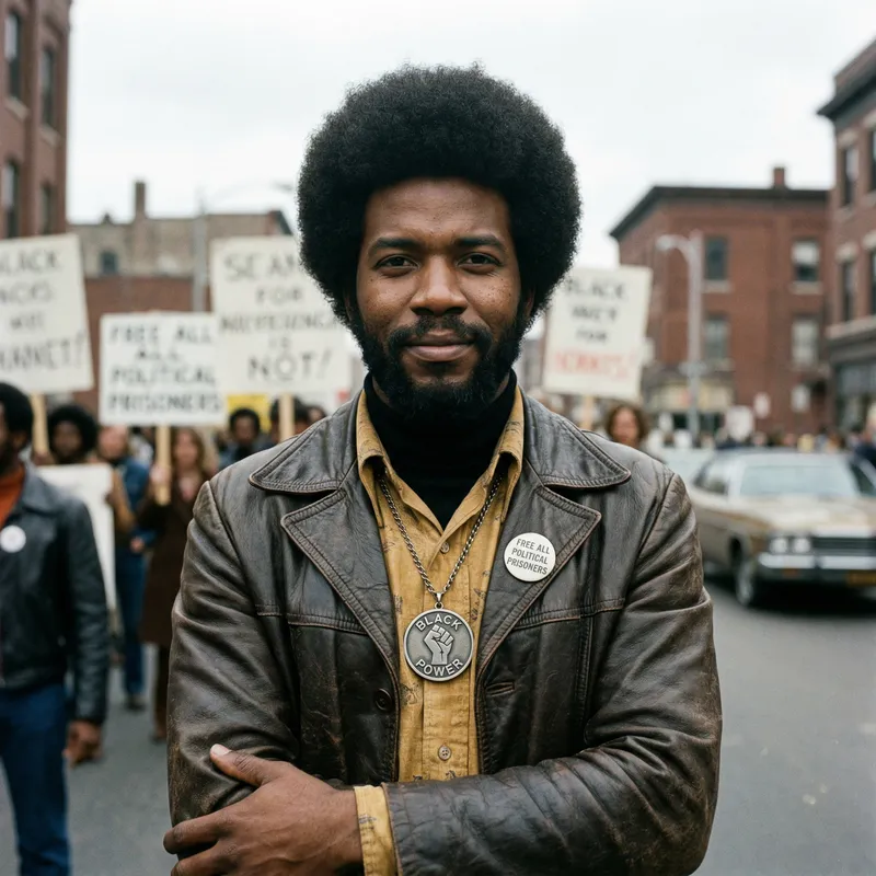Portrait of a 70s Black Activist
