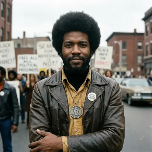 Portrait of a 70s Black Activist