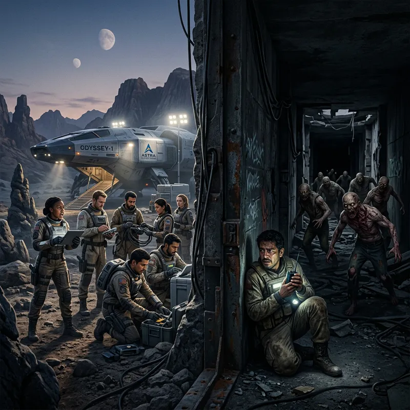 Abandoned Base Specialists and Mutated Monsters on Another Planet