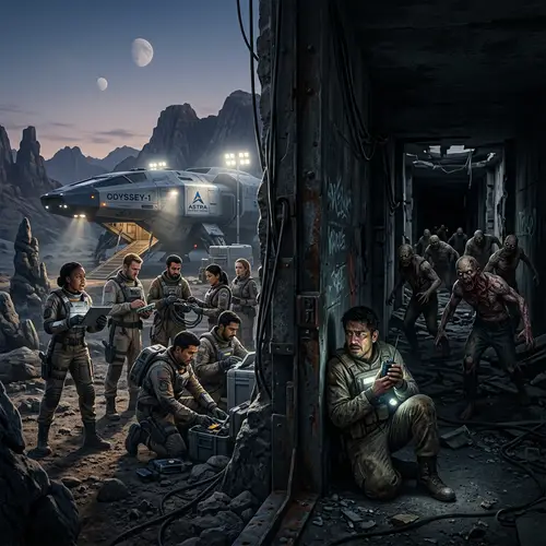 Abandoned Base Specialists and Mutated Human-like Monsters on Another Planet