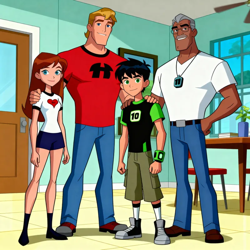 Gwen Tennyson and Uncle Ben Art Gwen Tennyson and Uncle Ben Art