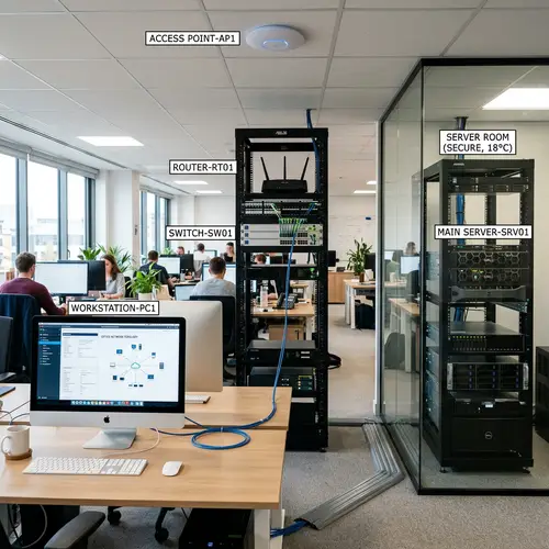 Office Network Structure: Design & Components