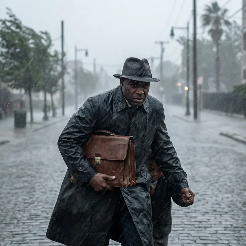 Brave Black Man Juggling Family and Career Amidst Life's Challenges