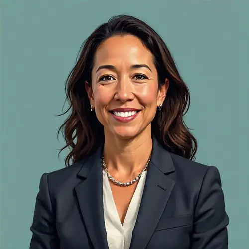 Digital Art Portrait of Sharice Davids in Suit