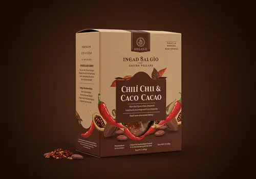 Professional Chile and Cocoa Product Packaging