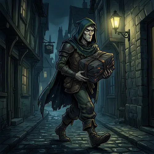 Disney-Style Cartoon Terrorist in the City