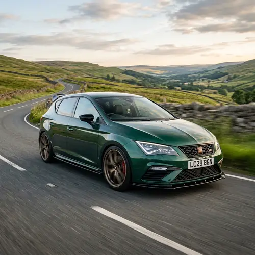 SEAT Leon Cupra 290 in British Racing Green