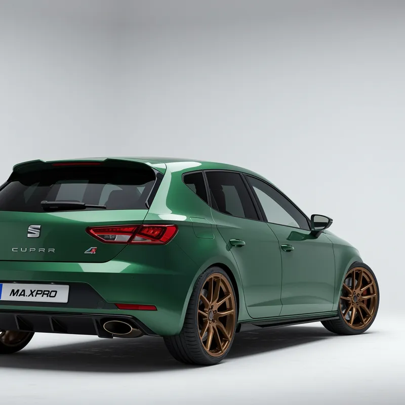 SEAT Leon Cupra 290 in British Racing Green