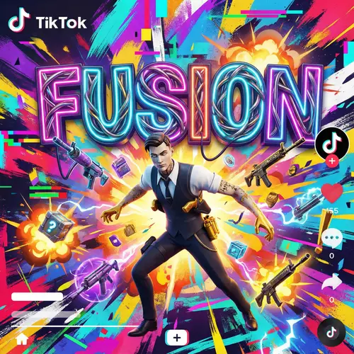 Creative TikTok Graphic for Fortnite Player Fusion